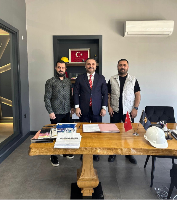 Yönetim kurulu üyemiz Sayın Barış AŞAN’ı ve Özgür AŞAN’ı makamında ziyaret ettik