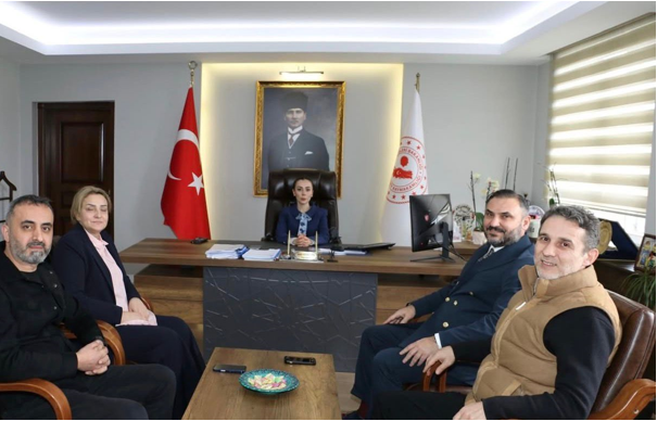 Zonguldak Gökçebey ilçe Kaymakamı Sayın Ruveyda Kahraman Şıktaş’ı makamında ziyaret 