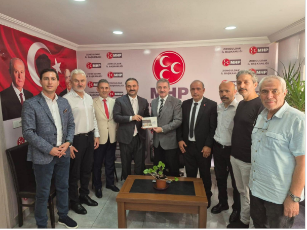 ZONSİAD yönetim kurulu üyelerimiz ile birlikte gerçekleştirdiğimiz ziyaret kapsamında, MHP Zonguldak İl Başkanı Sayın Çağatay İpekçi ile bir araya geldik.
