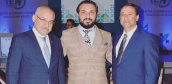 Başkanımız Sayın Nejdet Tıskaoğlu İhracat Başarı Ödül Töreni'nde Koç Holding Dayanıklı Tüketim Grubu Başkanı Sayın Fatih Kemal Ebiçlioğlu İle Birlikte