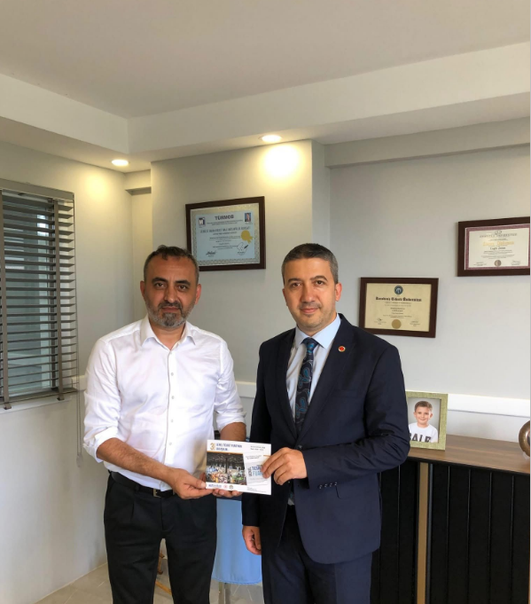 ZONSİAD Yönetim Kurulu Üyemiz Sayın Savaş Bayrak, Saadet Partisi Çaycuma İlçe Başkanı Sayın Engin Zeren’i ziyareti