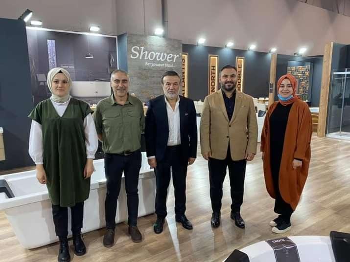ZONSİAD Başkani Nejdet TISKAOĞLU Shower Banyo Mobilyaları Standını ziyareti..