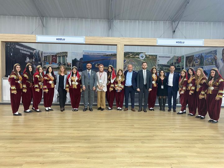 ozlu Belediyesi Halk Oyunları ekibini ziyareti