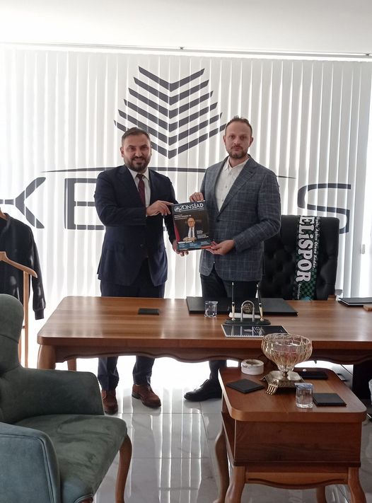 Keleş İnşaat AŞ Yönetim kurulu üyesi Oğuzhan KELEŞ ziyareti 