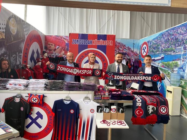 Zonguldak Kömürspor standını ziyareti