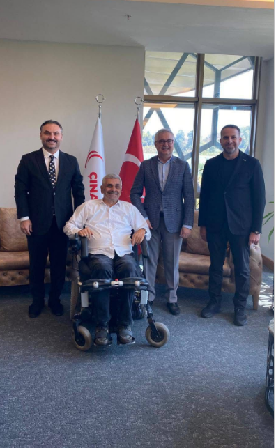 Kdz. Ereğli Engelliler Derneği Başkanı Sn. İsmail Şentürk’ü ziyaret ettik.