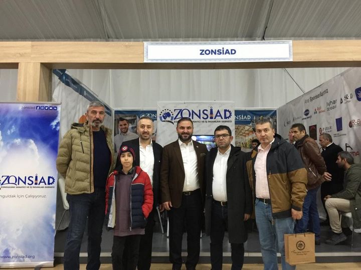 (ZONSİAD) Standını Çorlu Zonguldaklılar Derneği Başkanı Ramazan Yeniköy ziyareti