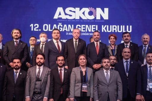 ASKON Toplantısında Cumhurbaşkanı Sayın Recep Tayyip Erdoğan ile bir araya gelindi