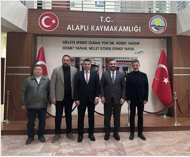 Zonguldak Alaplı ilçe Kaymakamı Sayın Selçuk Köksal’ı makamında ziyaret ettik