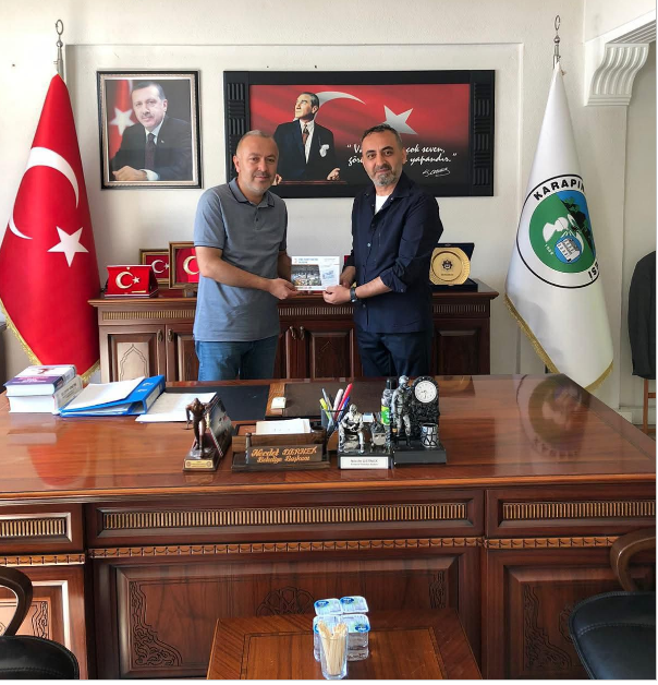 Karapınar Belediye Başkanı Sayın Necdet Dernek’i ziyaret ettik