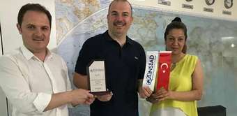 Sn. Serpil Cüntay ve Sn. Asım Cumhur Güner Yeni Üyemiz Transtime Uluslararası Nakilat Kurucu Ortağı Sn. Ufuk Ateş’i Ziyaret Etti